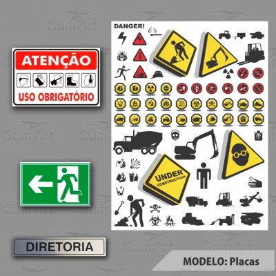 PLACAS EXCLUSIVA PERSONALIZADA PARA QUALQUER SEGMENTO