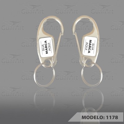 Chaveiro 2 faces Exclusivo Personalizado modelo 1178