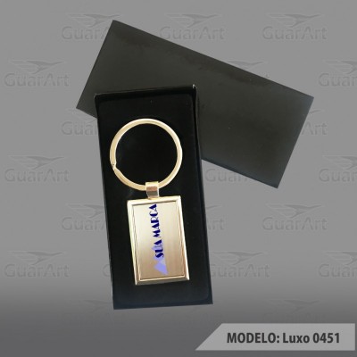 Chaveiro Luxo Exclusivo Personalizado modelo 0451