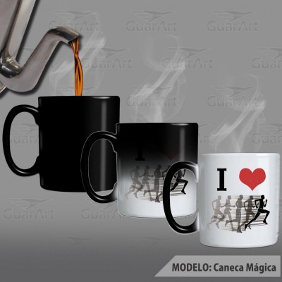 Caneca Cerâmica Mágica Exclusiva Personalizada