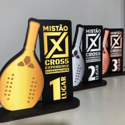 Troféus em MDF - Exclusivo Personalizado