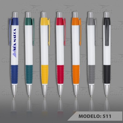 Caneta Esferográfica Plástico cores diversas Exclusiva Personalizada Modelo 511